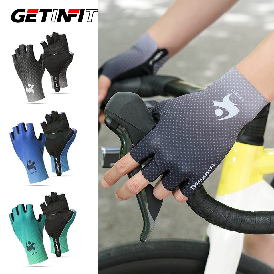 Spearfishing Glove - GETINFIT Half Finger Gloves Elastic Stretch