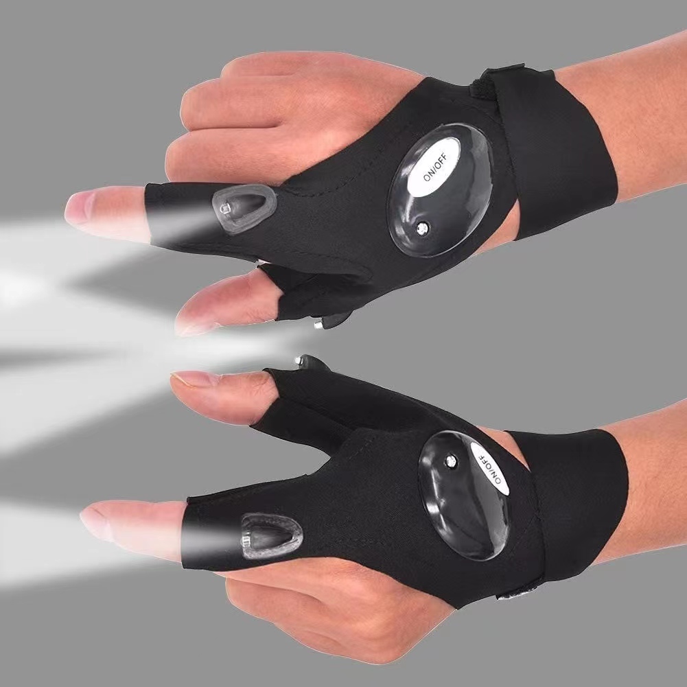 Fingerless Glove LED Flashligh - Spearfishing Glove avis et prix