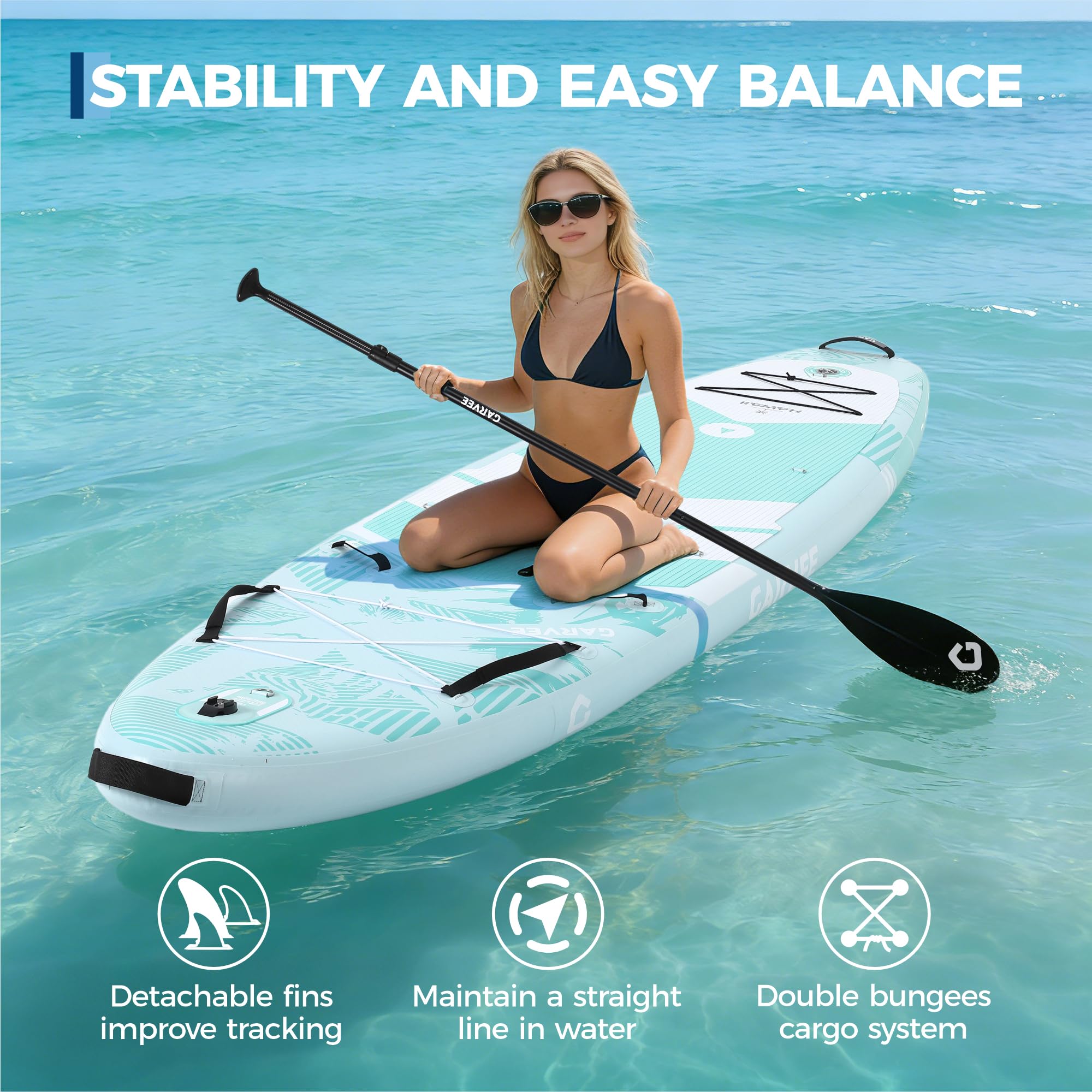 Inflatable Upright Paddle Boar - Aquatic Sports avis et prix