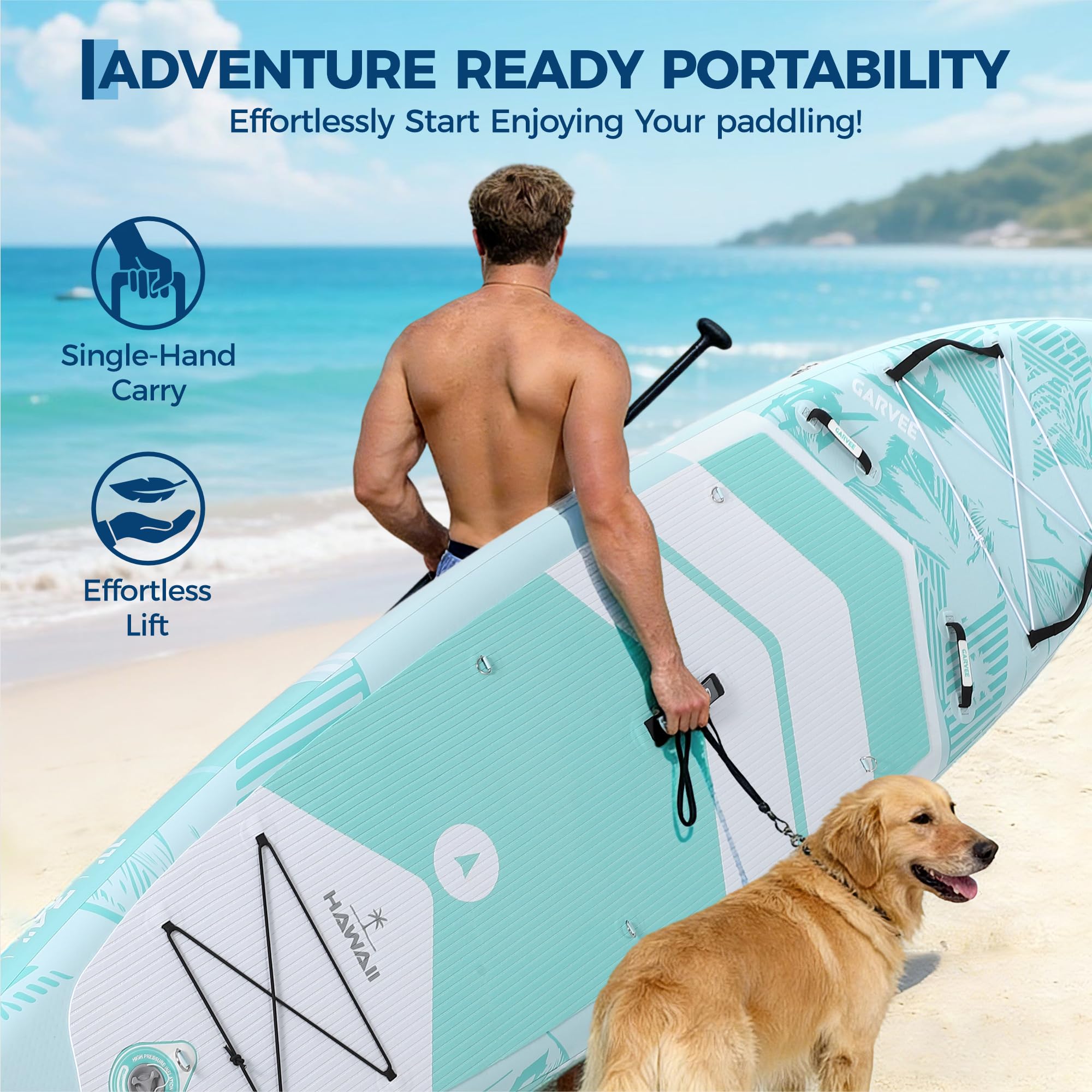 Inflatable Upright Paddle Boar - Aquatic Sports avis et prix