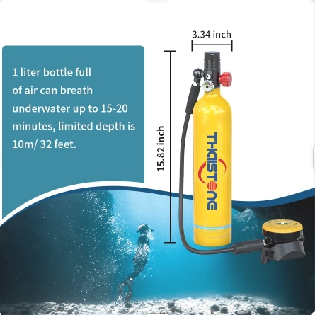 THAISTONE 1L Scuba Oxygen Tank - Aquatic Sports avis et prix