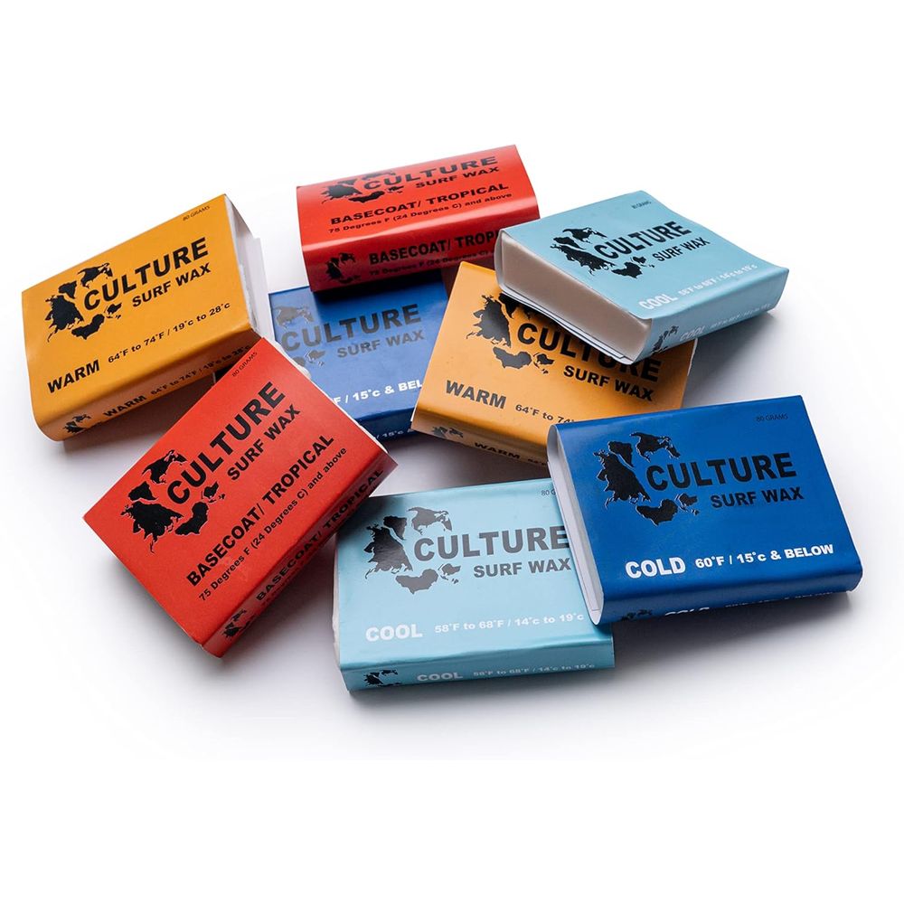 80g Surfboard Wax Bars - 6-Pac - Surfboard Wax Tropical avis et prix