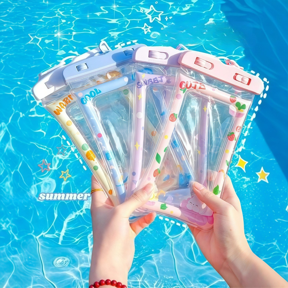 1pc Waterproof Cartoon Phone C - Aquatic Sports avis et prix