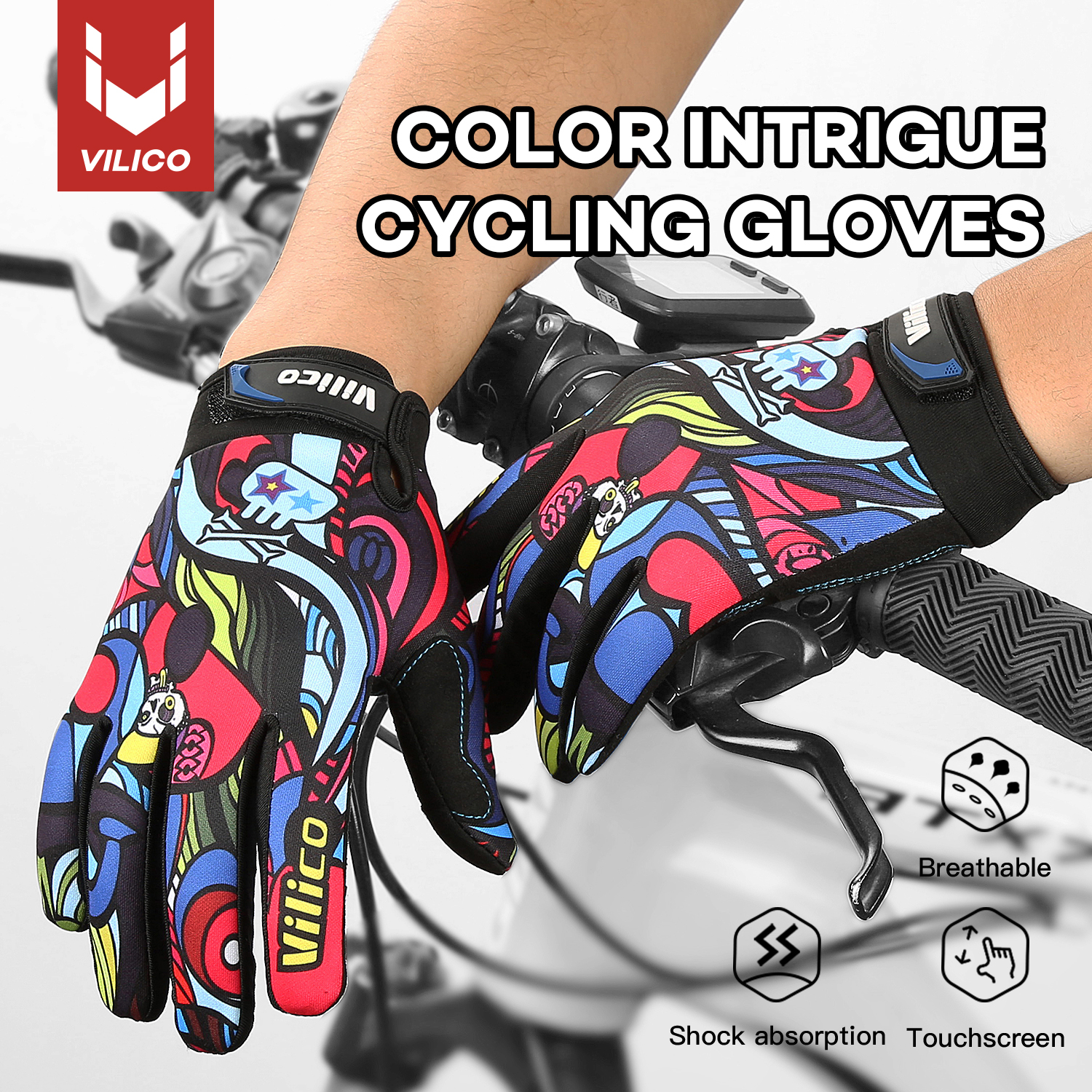 1 pair of Vilico colorful graf - Spearfishing Glove avis et prix