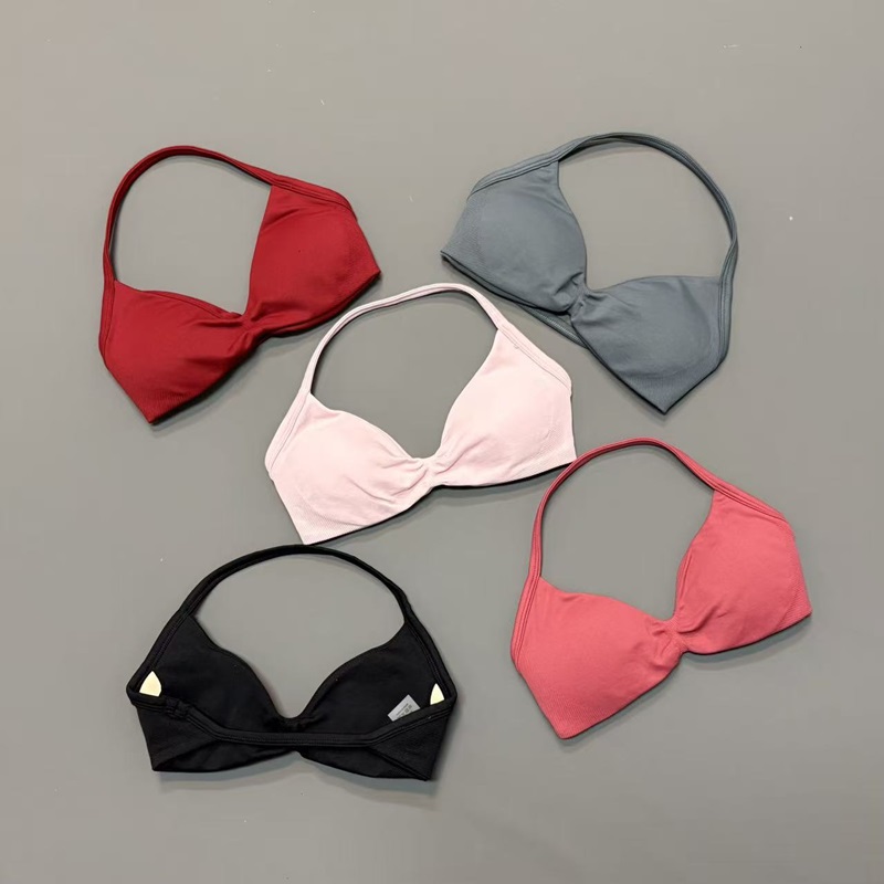 Women Halter Sports Bra V-Neck - Aquatic Sports Bra avis et prix