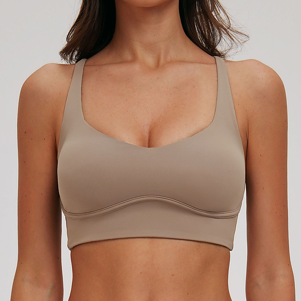 Sexy V-neck Sports Bra Yoga Un - Aquatic Sports Bra avis et prix
