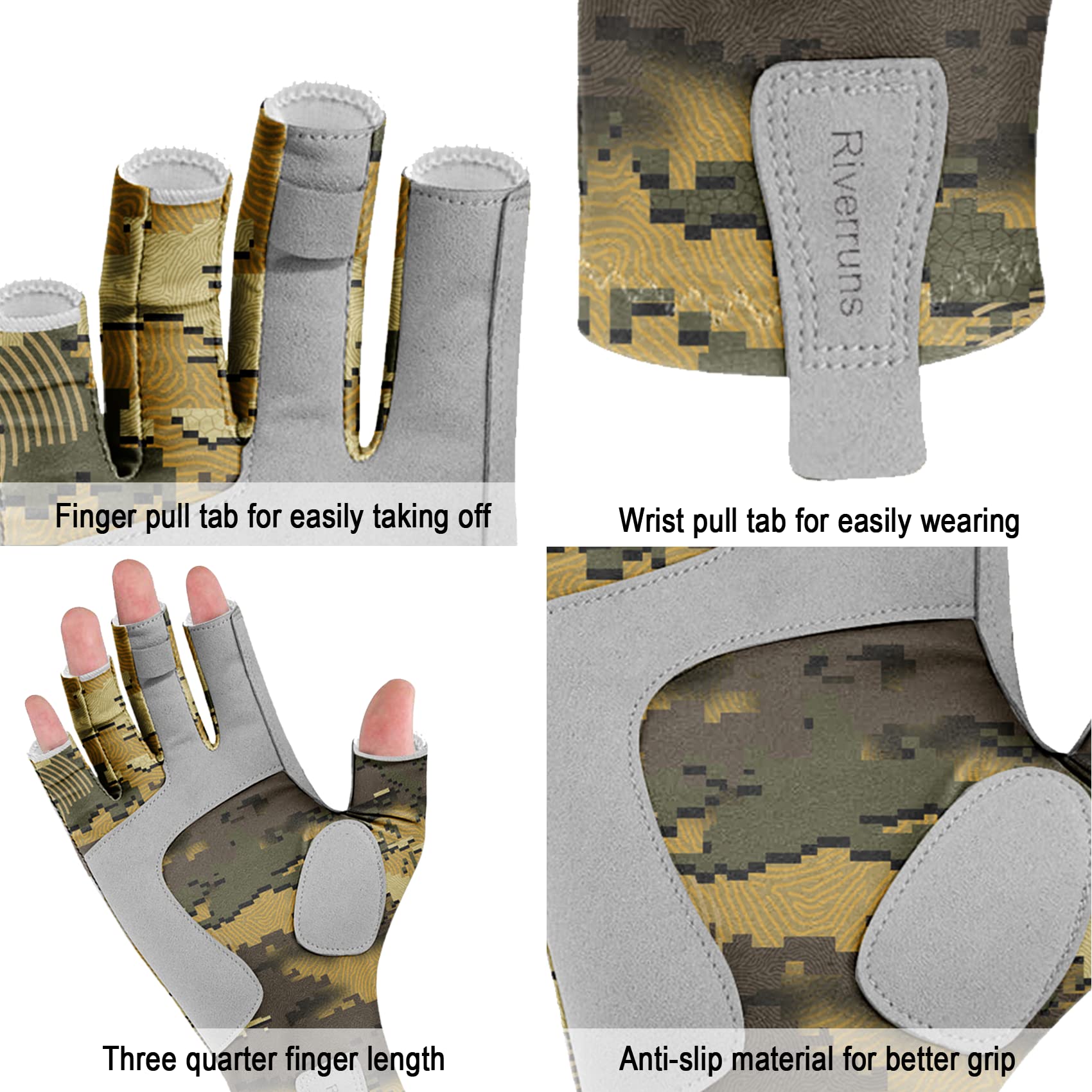 Riverruns Fingerless Fishing G - Spearfishing Glove avis et prix